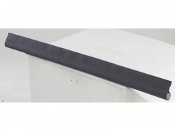 Bas De Porte Adhésif En Mousse + Tissus Ellen, Gris Anthracite, 100 Cm