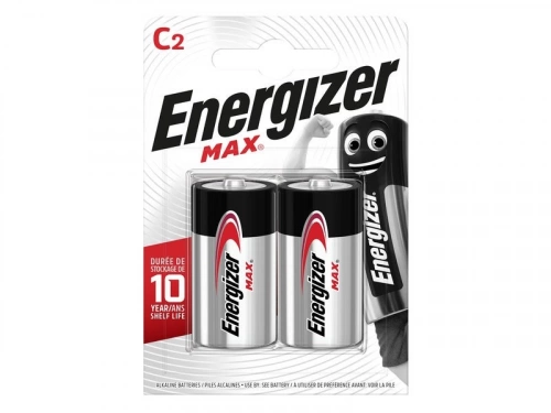 Lot de 2 piles alcaline LR14 C, ENERGIZER, 1.5 V max
