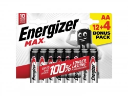 Lot de 12 + 4 piles lr06, 1.5 V, ENERGIZER