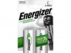 Lot De 2 Piles Rechargeable Lr14, 2200 Mah, Energizer