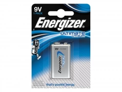 Pile Lithium 9 V, 1.5 V, Energizer