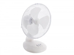 Ventilateur à poser, EQUATION, Moe 3, Diam.23 cm, 30 W blanc