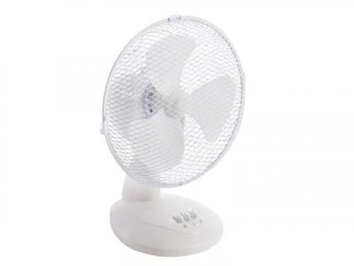 Ventilateur à poser, EQUATION, Moe 3, Diam.23 cm, 30 W blanc