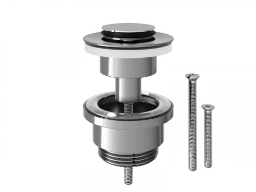 Bonde clic-clac universelle clapet rentrant à visser EQUATION chrome