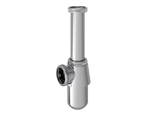 Siphon découpable DESIGN à visser EQUATION hauteur réglable, chromé