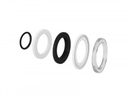 Lot de 5 joints pour bonde lavabo, EQUATION L.8 X H.2 X P.7 cm