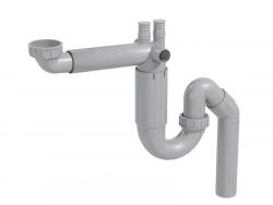 Solution gain de place evier 1 cuve diam. 90 mm