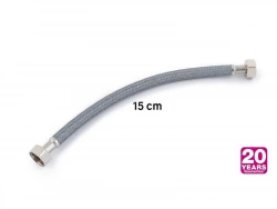 Flexible d'alimentation 15 cm femelle / femelle 12 x 17 polyéthylène ondulé 20 ans