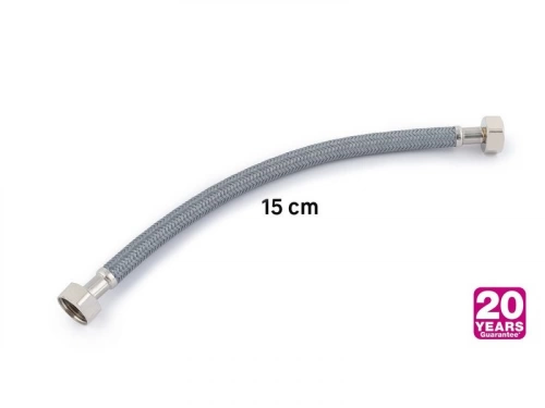 Flexible d'alimentation 15 cm femelle / femelle 12 x 17 polyéthylène ondulé 20 ans