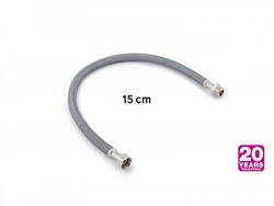 Flexible d'alimentation 15 cm mâle / femelle 15 x 21 polyéthylène ondulé 20 ans