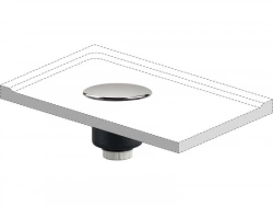 Siphon pour receveur de douche, diam. 90 mm, EQUATION