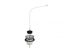 Bonde lavabo diam. 63 mm + bouchon avec chaîne EQUATION