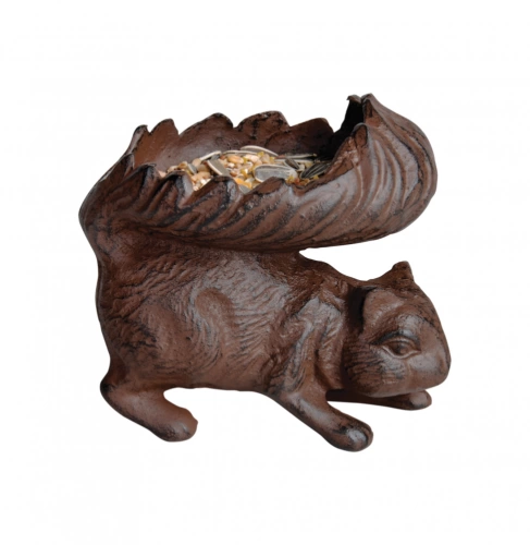 Mangeoire pour écureuils et oiseaux - L 11,4 cm x l 14,8 cm x H 13,5 cm