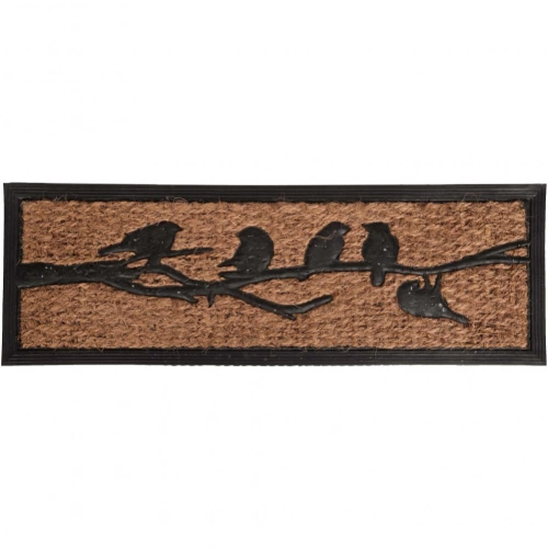 Paillasson caoutchouc et fibres de coco oiseaux Esschert Design