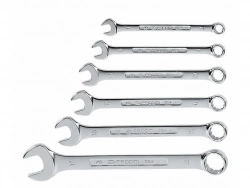 Lot de 6 clés mixtes en acier forgé FACOM PG 40