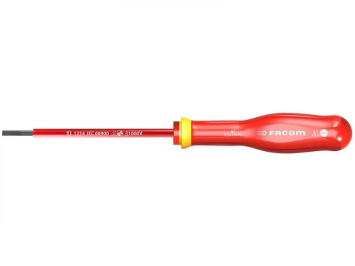 Tournevis Électricien Isolé Plat 3.5, L.100 Mm Facom