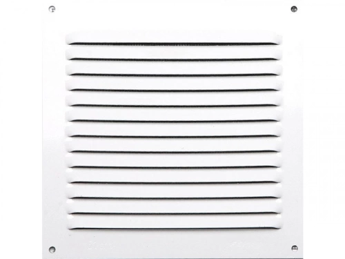 Grille d'aération aluminium laqué, L.15 x l.15 cm