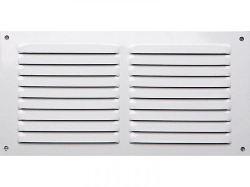 Grille d'aération aluminium laqué, L.15 x l.30 cm