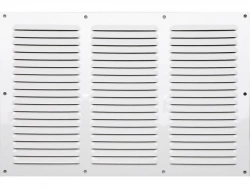 Grille d'aération aluminium laqué, L.20 x l.30 cm