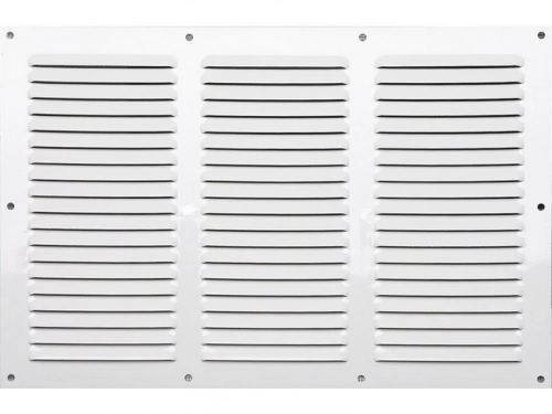 Grille d'aération aluminium laqué, L.20 x l.30 cm