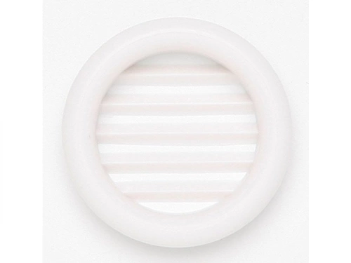 Lot de 4 grilles d'aération abs naturel Diam.4 cm