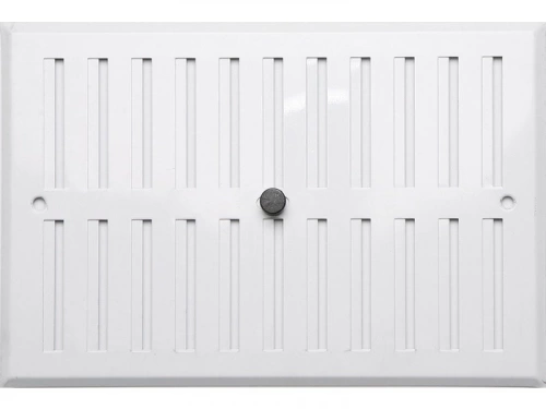 Grille d'aération aluminium laqué, L.25 X L.17 Cm