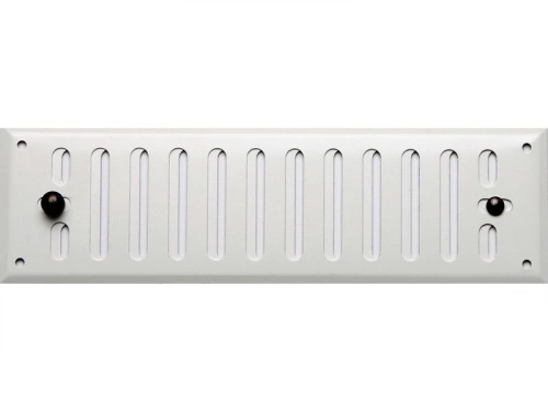 Grille d'aération aluminium laqué, L.24 X L.7 Cm