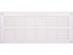 Grille d'aération abs naturel, L.11 x l.25.5 cm