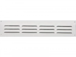 Grille d'aération aluminium laqué, L.5 X L.24 cm