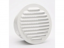 Grille d'aération aluminium laqué Diam.12.5 cm