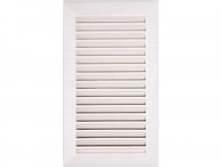 Grille d'aération abs naturel, L.23 x l.13.5 cm