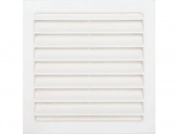 Grille d'aération abs naturel, L.14.5 x l.14.5 cm