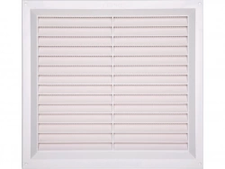 Grille d'aération abs naturel, L.24 x l.26 cm