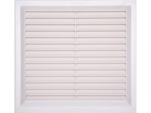 Grille d'aération abs naturel, L.24 x l.26 cm