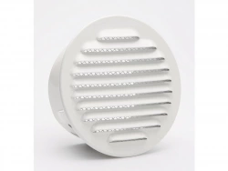 Grille d'aération aluminium laqué Diam.11 cm