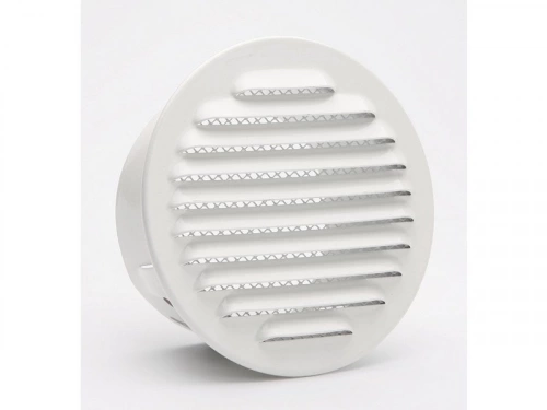 Grille d'aération aluminium laqué Diam.11 cm