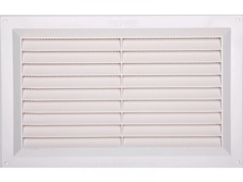 Grille d'aération abs naturel, L.16.5 x l.26 cm