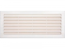 Grille d'aération abs naturel, L.10.7 x l.26 cm