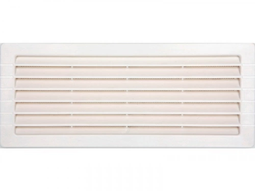 Grille d'aération abs naturel, L.10.7 x l.26 cm