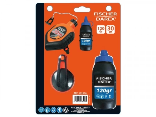 Cordeau 30M et poudre à tracer 120g FISCHER DAREX