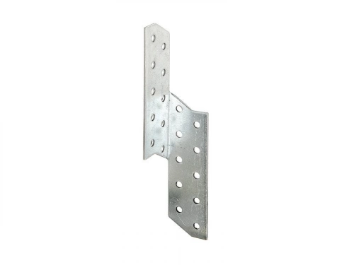 Equerre renvoyée droite galvanisé, GAH ALBERTS, 32 x 32 x 170 mm
