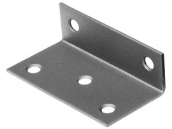 Equerre large acier galvanisé, L.40 x h.40 x l.40 mm GAH ALBERTS