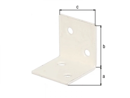 Equerre En Acier Plastifié, L.3 X L.3 X H.3 Cm