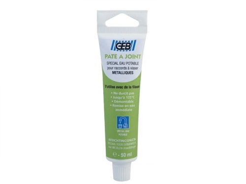 Joint en pâte spécial eau potable, GEB, 50 ml