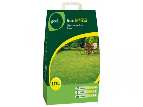Gazon Universel Geolia, 5 Kg,  175 M²