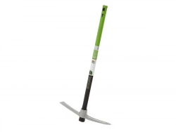 Pioche terrassier acier forgé GEOLIA manche fibre L.90 cm