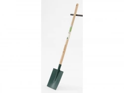 Bêche bâton acier GEOLIA manche bois L.120 Cm