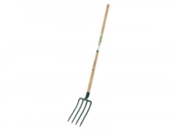Fourche à bêcher acier forgé GEOLIA manche bois l.110 cm