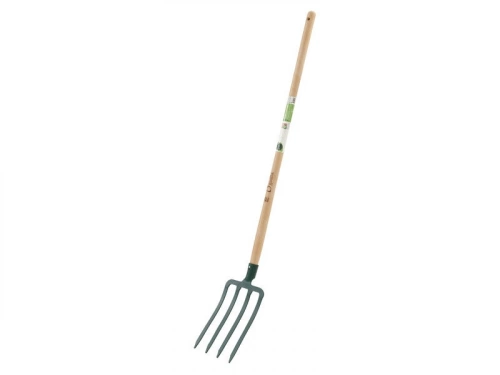 Fourche à bêcher acier forgé GEOLIA manche bois l.110 cm