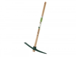 Pioche à bec acier forgé terrassier GEOLIA 2 kg manche bois 90 cm